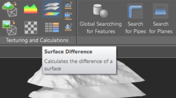 Cálculo de diferença de superfície
